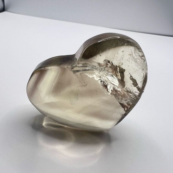 Citrine Crystal Heart Carving (4)‎ - Picture 3 of 9